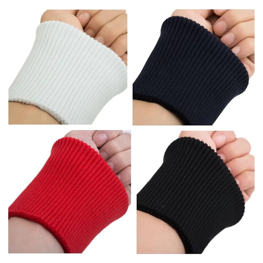 Amazon.com: HDNSAUD Elastic Ribbed Cuffs Stretchy Knit Rib